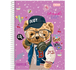 CAD.UNIV.C.D.1X1 80FLS FRIENDS CUTE 1340-9 C/4